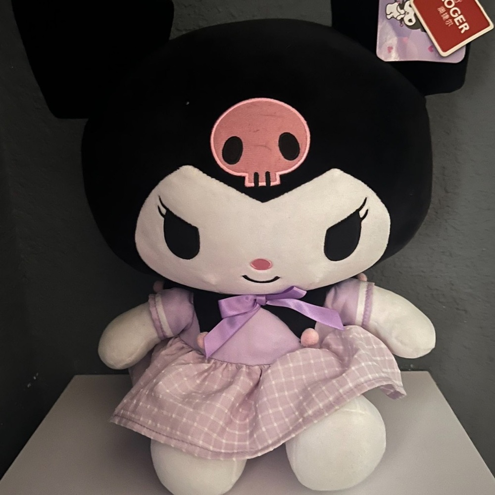 Plush Toy - Black and Purple